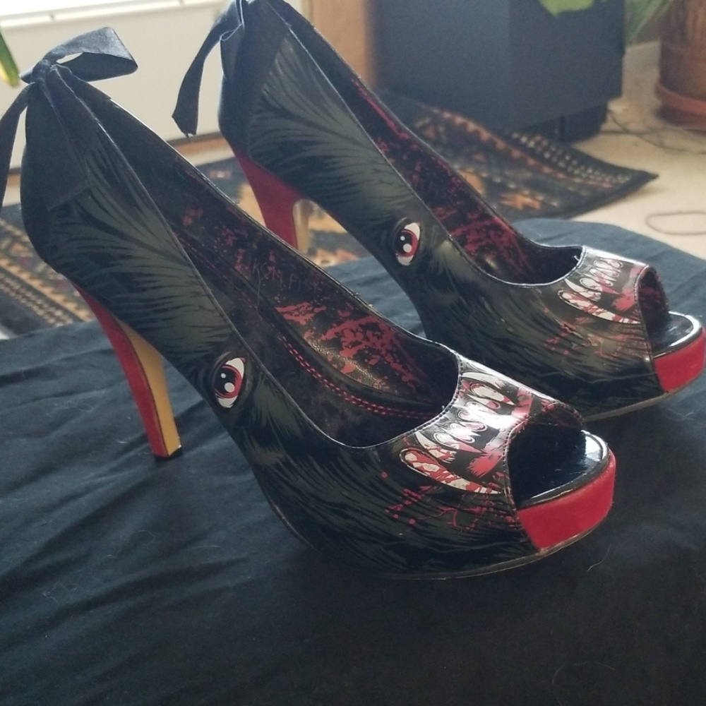 Peeptoe Vampire Heels